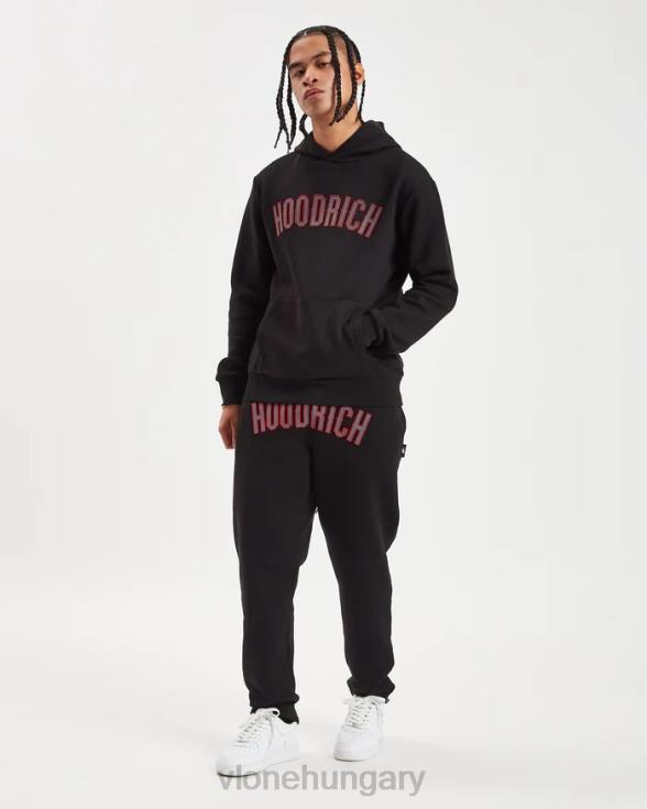 Vlone férfiak og essence joggers fekete/licsi/vaskapu 8JPT0374 alsó