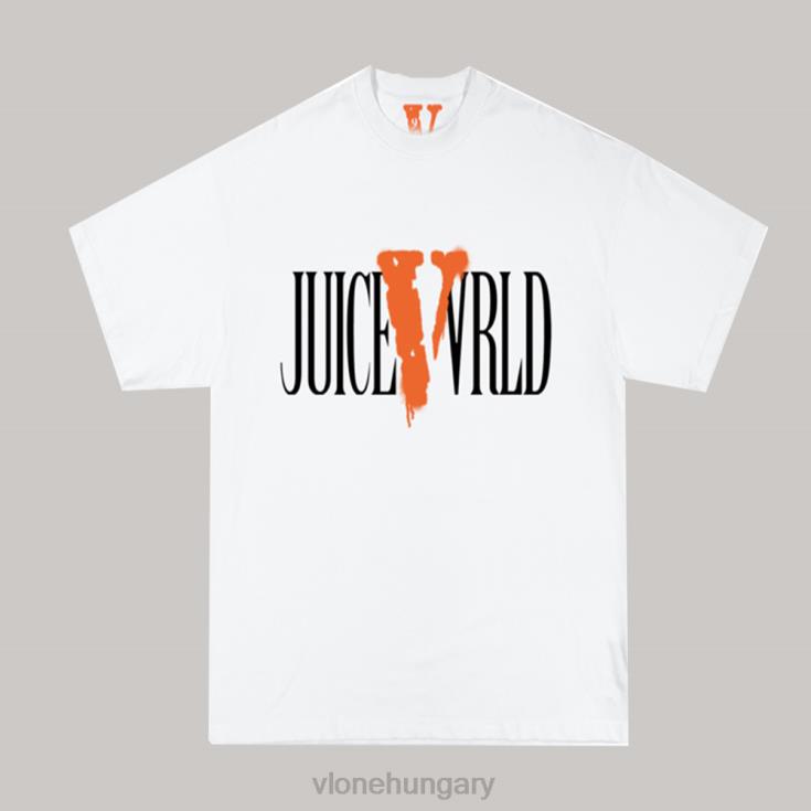 Vlone férfiak juice wrld póló 8JPT0154 tetejére