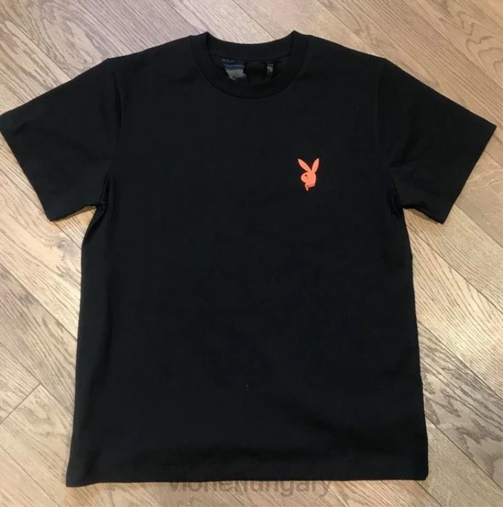 Vlone férfiak playboy nyuszi arc v ing 8JPT0320 tetejére