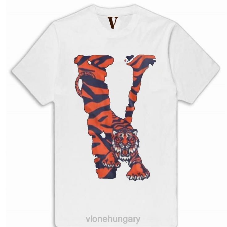 Vlone férfiak tigris alakú póló 8JPT0270 tetejére