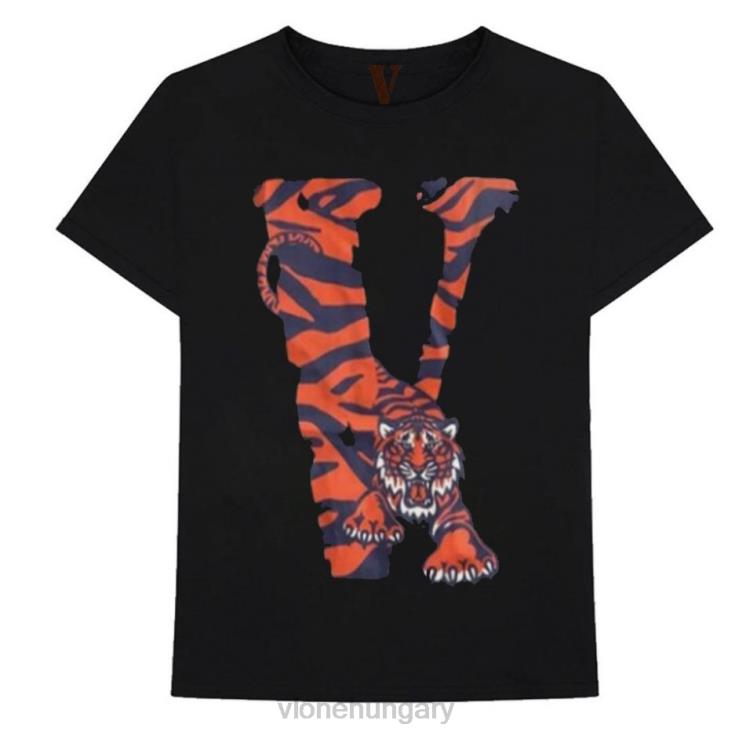 Vlone férfiak tigris alakú póló 8JPT0270 tetejére